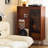 Middle-aged color Solid  Wood Display Cases