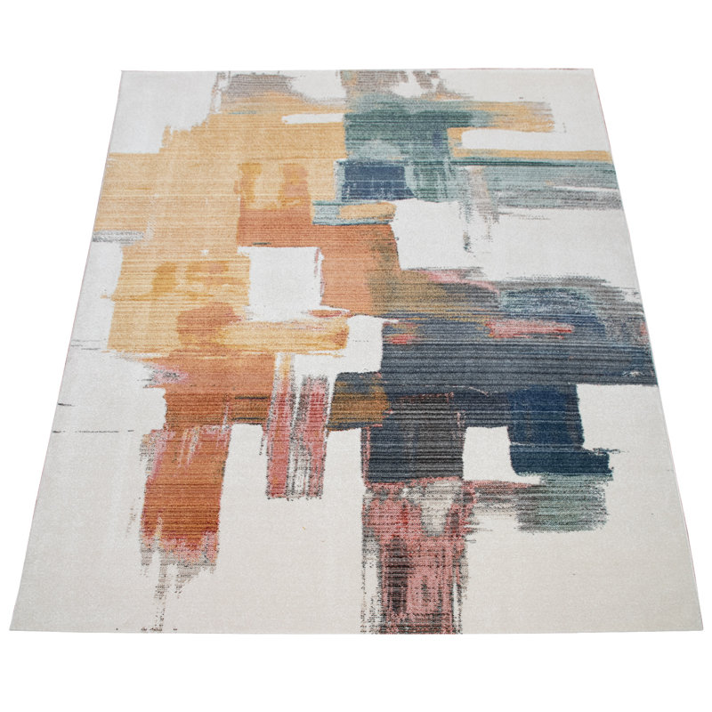 Amaral Abstract Indoor Rug, Rectangle 6'7" x 9'6"