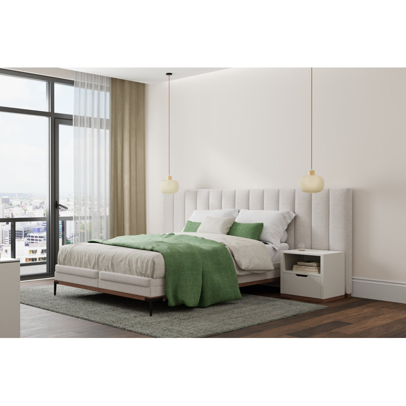 Abbott Modern Solid Area Rug, Rectangle 8' x 10'