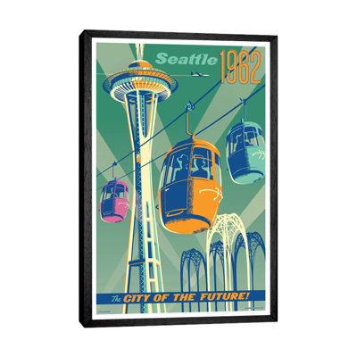 Seattle 1962 Travel by Jim Zahniser - Print on Canvas