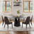 51" Vera Modern Round Dining Table, Sintered Stone Tabletop With Carbon Steel Pedestal Base for Kitchen-90661997-101203444-99953339