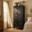 Armoire-penderie autoportante en bois avec 3 tiroirs Talisha-232455850