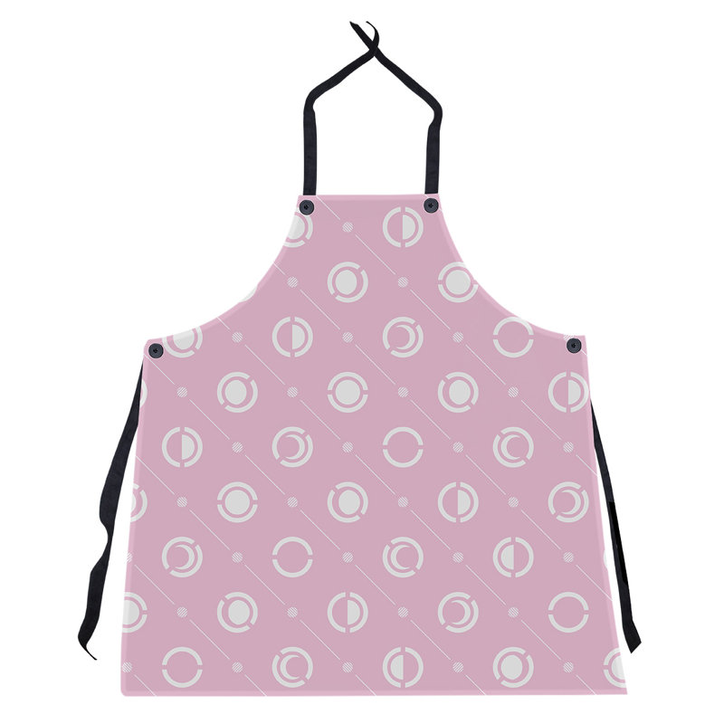 Skeffingt Bib Apron, Light Pink/White