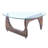 Muskoka Glass Coffee Table 43 walnut base-1645666187