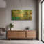 «Of This World No. 18» par Aleah Koury, art mural en métal doré, 48 po x 24 po-1726601857