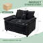 Chenille Oversized Accent Armchair-1207593409