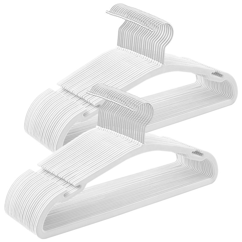 Balcar Velvet Standard Hanger, White