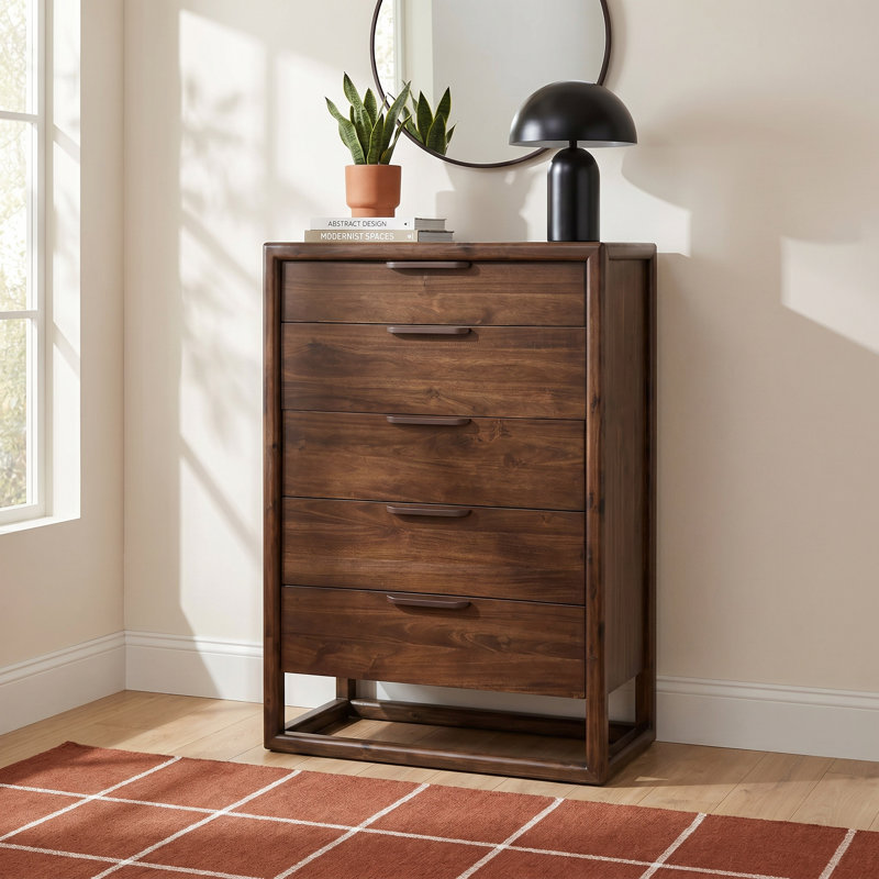 Rosy 38'' W 5 - Drawer Dresser