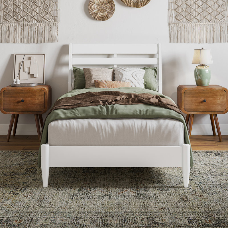 Areya Bed Kids Bed, White, Twin XL