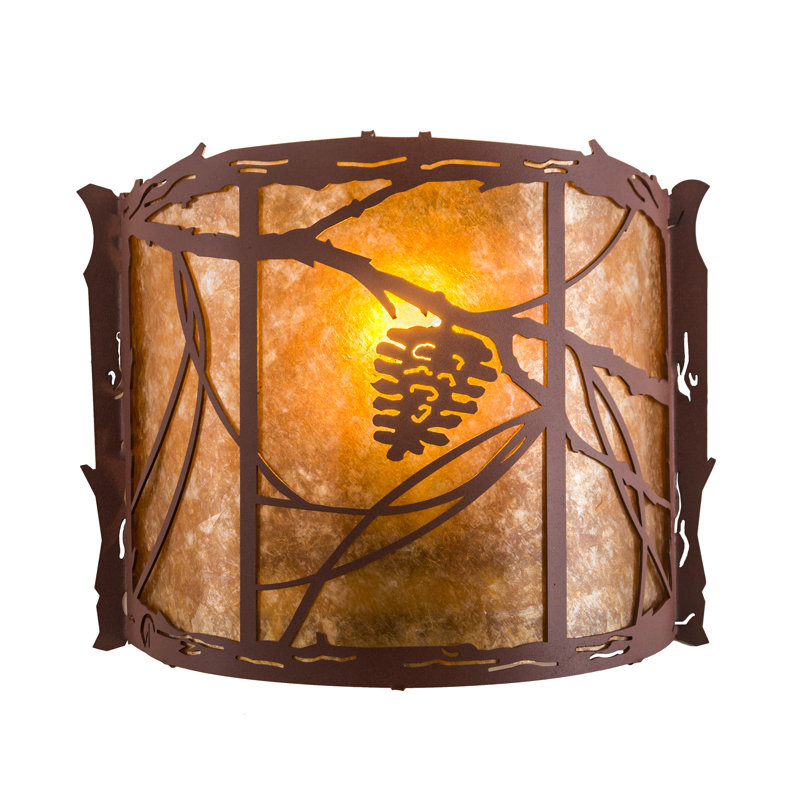 Rustic Lodge 1 - Light Flush Mounted Sconce
