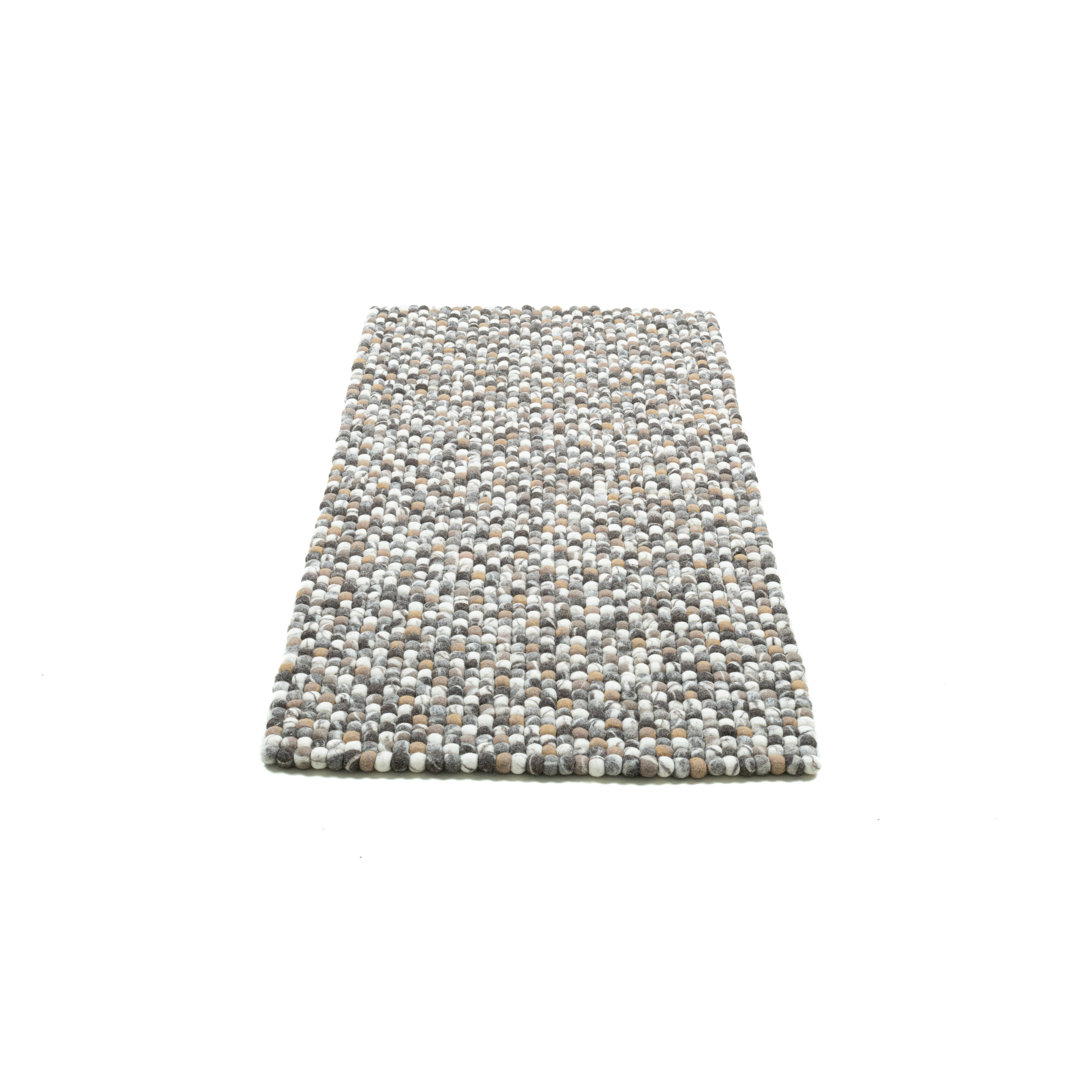 Lauge Hand Woven Wool Beige/Grey Indoor Rug