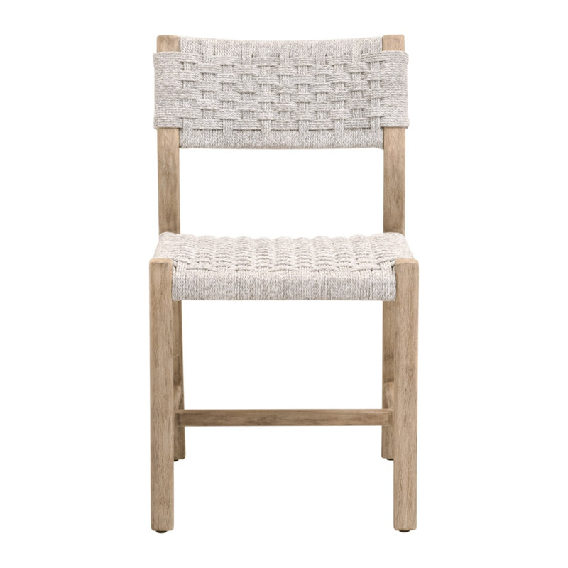 Chaise d'extérieur en corde tissée à la main Kitts