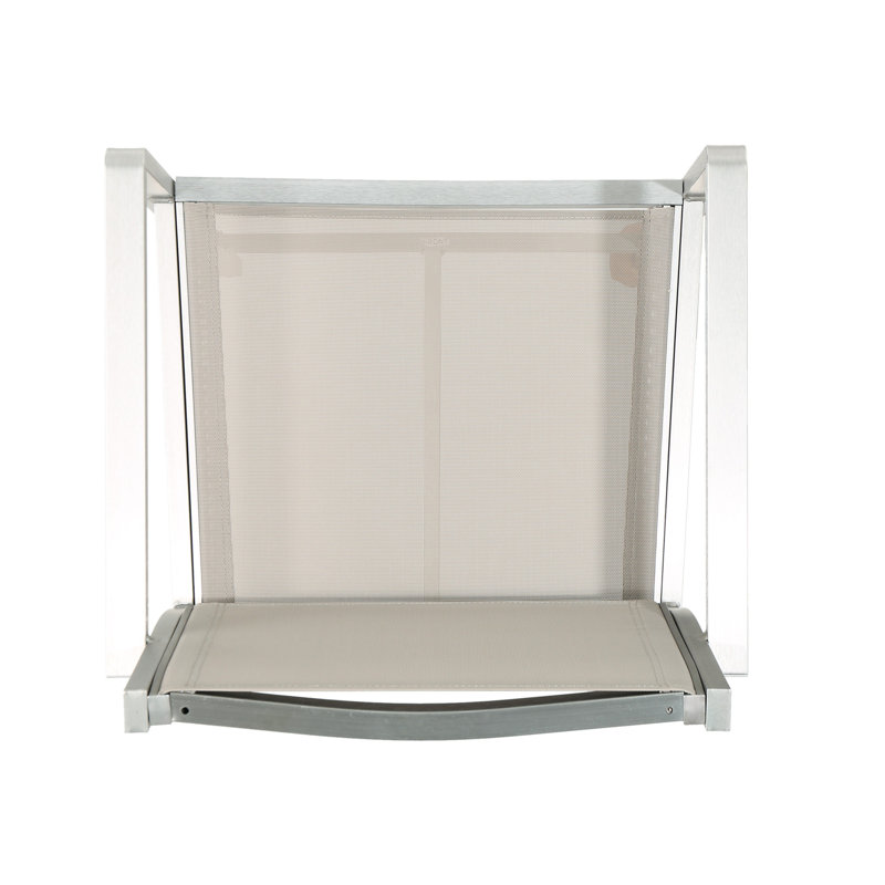 Of 2 29.50" Backyard Seating Combos, Silver Rust-, Grey Mesh Patio Rust-,  2