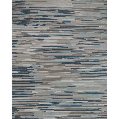 Aspen Hand-Tufted Indoor Rug Abstract Stripe