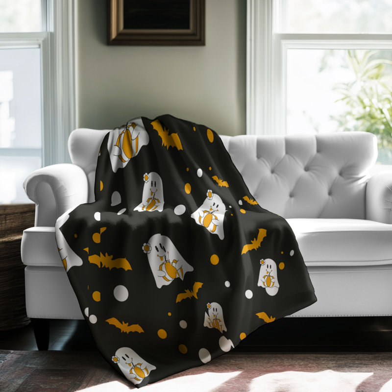 Yellow Spook - 1 pièce Sherpa Premium, Lit simple