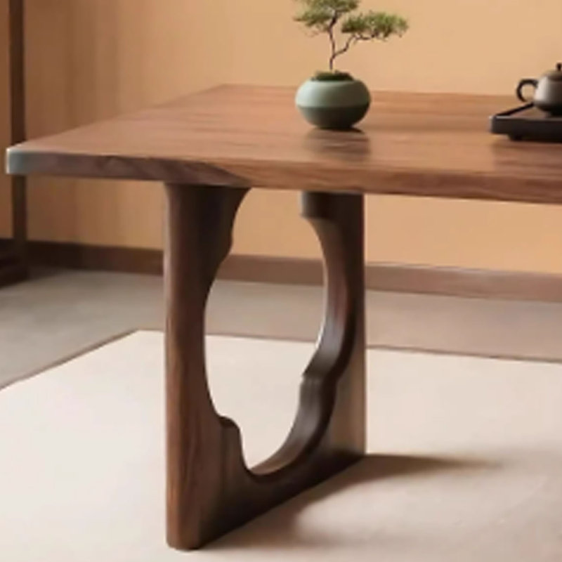 Solid Walnut Wood Study Desk