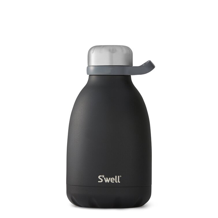  S'well Stainless Steel Roamer Bottle - 64 Fl Oz - Onyx -  Triple-Layered Vacuum-Insulated Containers Keeps Drinks Cold for 81 Hours  and Hot for 29 - with No Condensation - BPA