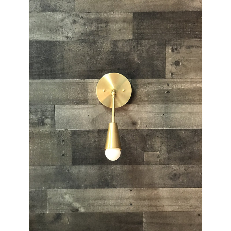 Orkanger Solid Brass Spotlight, Raw Brass
