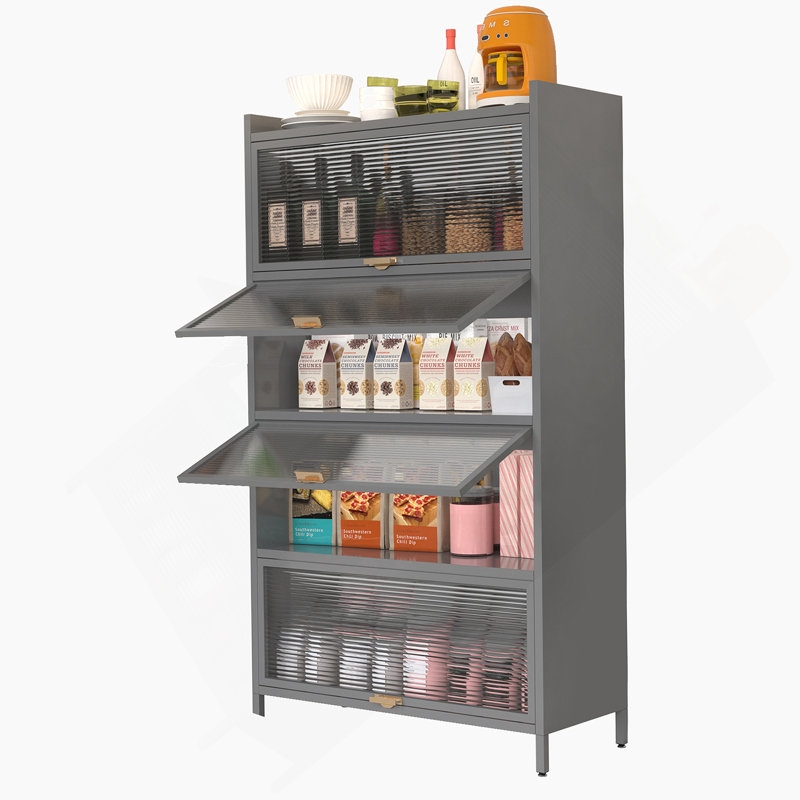 Armoire à 5 portes, Gris