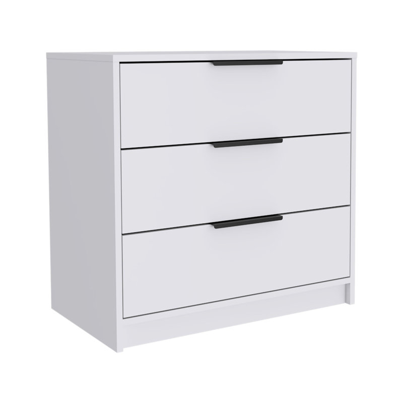 Commode 3 tiroirs 28 "blanche