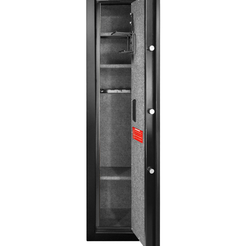 Black Biometric Container - 5.51 Cubic Ft, And Secure Ammo Bunker Keeps