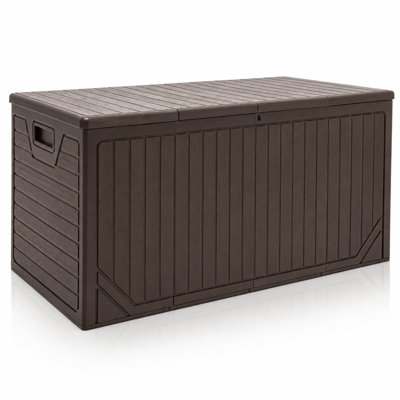 Balconera 300 Gallons Water Resistant Resin Lockable Deck Box