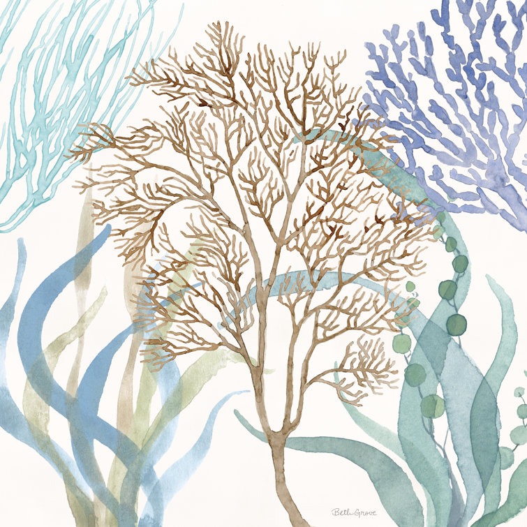 Soft Shores VII by Beth Grove - Painting Print on Canvas
