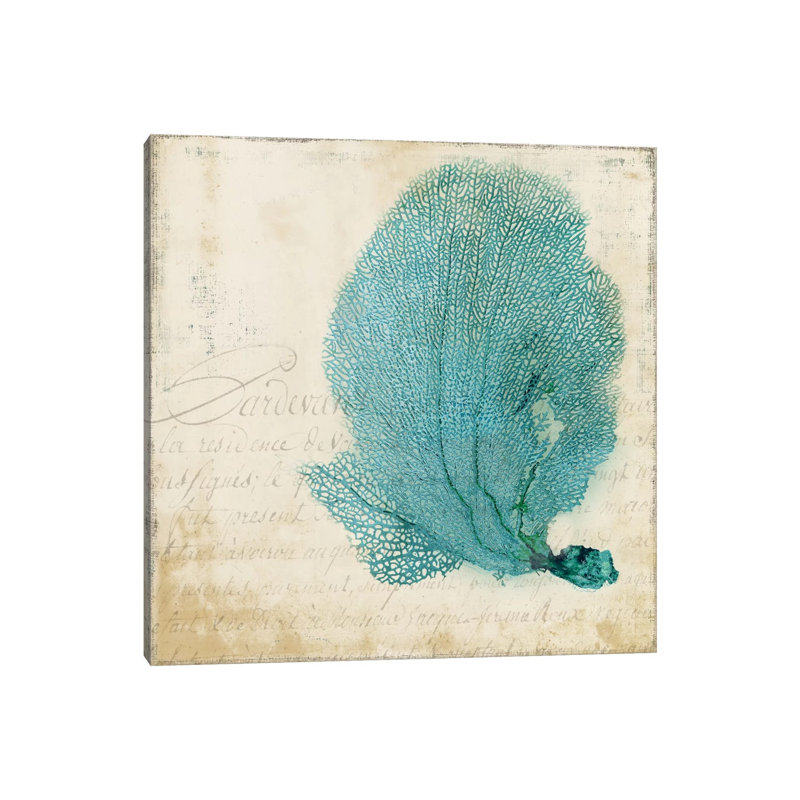 Blue Coral II by PI Studio - Wrapped Canvas Painting, 45.72 cm H x 45.72 cm W x 1.91 cm D