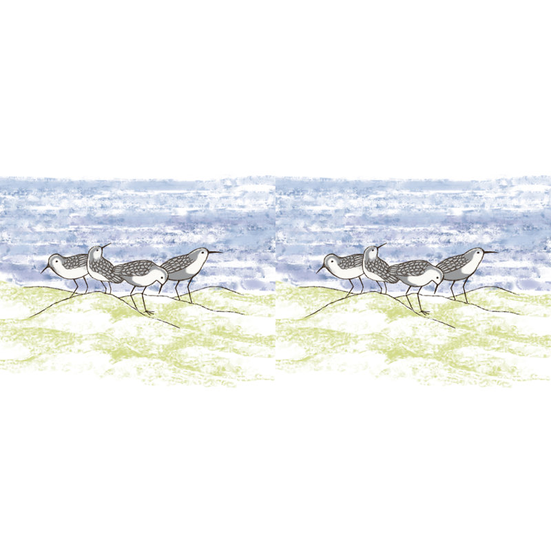 Beach Vacation Square Pillow Cover & Insert, 18"x18", Gray