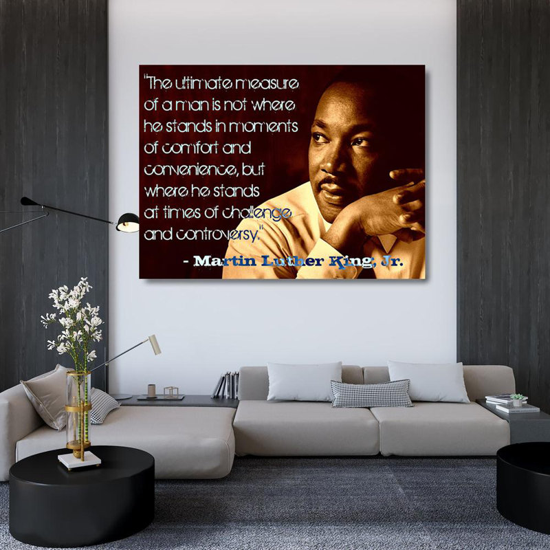 Martin Luther King Jr - Citation, H 36 po x l 48 po