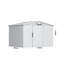 Aaronjohn 8 ft. W x 6.5 ft. D Metal Tool Shed-1409678696