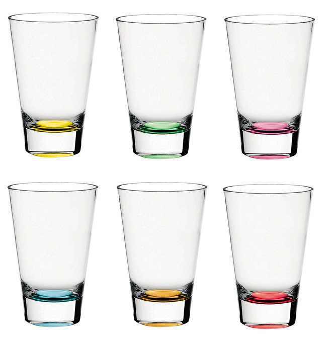 Confetti 14 oz. Drinking Glass Set