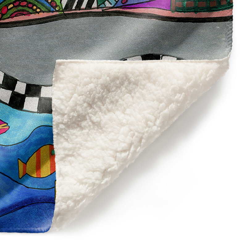  Couverture douce en sherpa, 68 po x 80 po