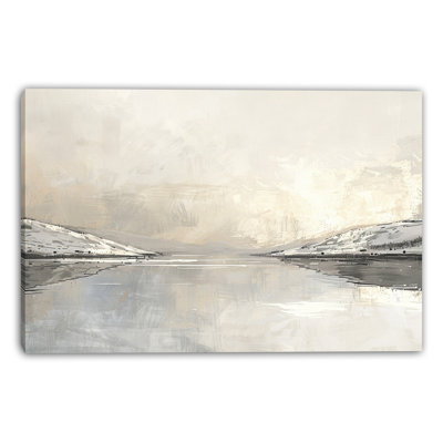 Frozen Water Wrapped Canvas Wall Art
