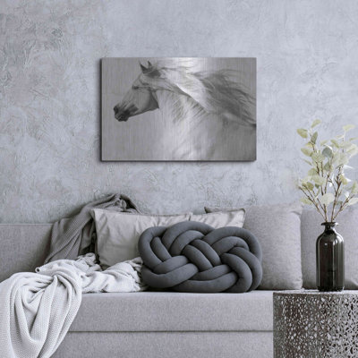 Coudelaria de Villa Vicosa ' by Susan Friedman, Metal Wall Art