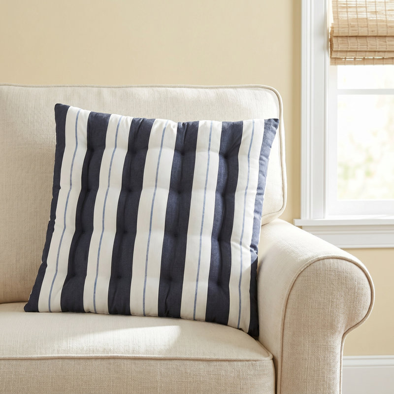 Antoni Sunbrella® Floor Square Indoor/Outdoor Pillow Cover & Insert, Relate Harbor