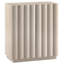 Armoire d'appoint cannelée rectangulaire en aulne de 28 po de large Molly-1830006486