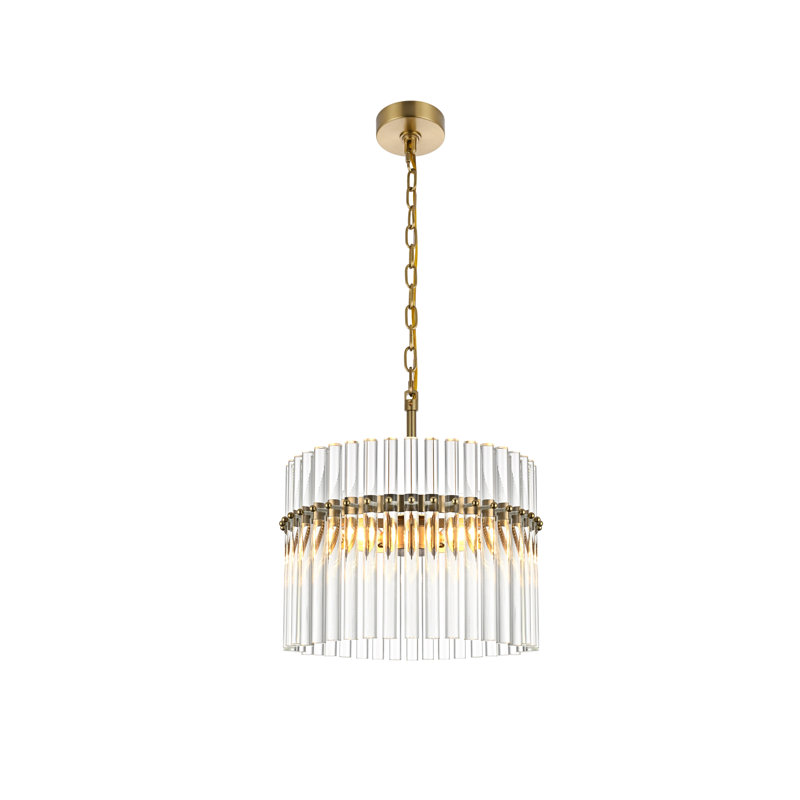 Mariann 16 inch Chandelier in Satin Gold