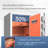 Minimalist White Fingerprint and Password Safe Cabinet