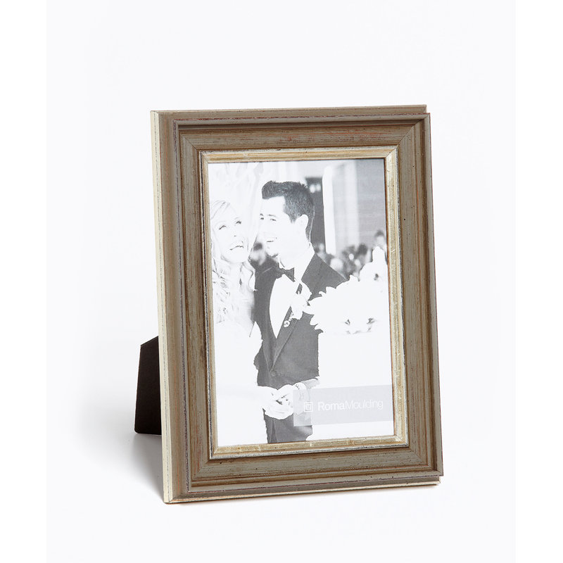Cadre photo Belle Epoque, 4" x 6", Gris Souris
