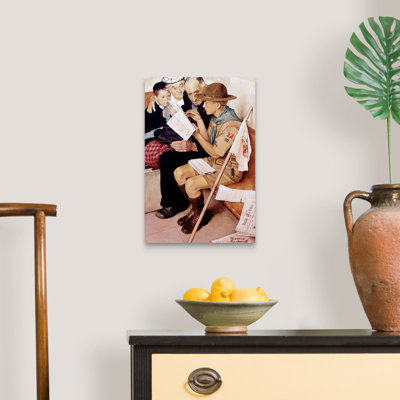 Art mural sur toile Norman Rockwell