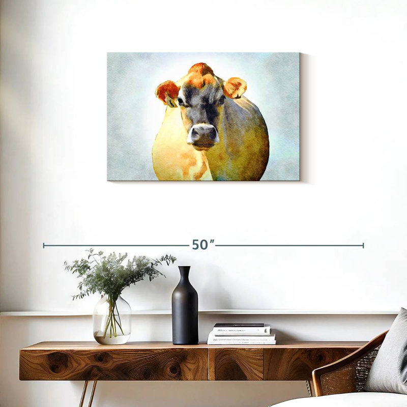 Grumpy Cow, 20" H x 30" W