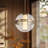 Brayden Studio® Gokul - Wide Led Pendant In Celeste Brass Finish-1916484248-1916484250