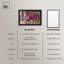 Décoration murale florale léopard rose par Art Remedy, cadre noir, 37 x 25-1076044677-1076044681