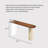 Solid Wood Suspended By Air Over Acrylic Bar Counter Table-1007925945