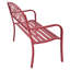 Banc de jardin en acier pour patio Anori