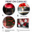 Décoration murale rouge et gris - hôtel et loges-1823776479-1823776449