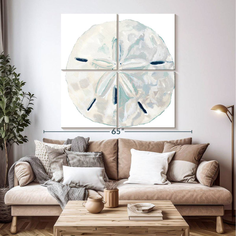Brampt Light Sand Dollar, 50" H x 50" W