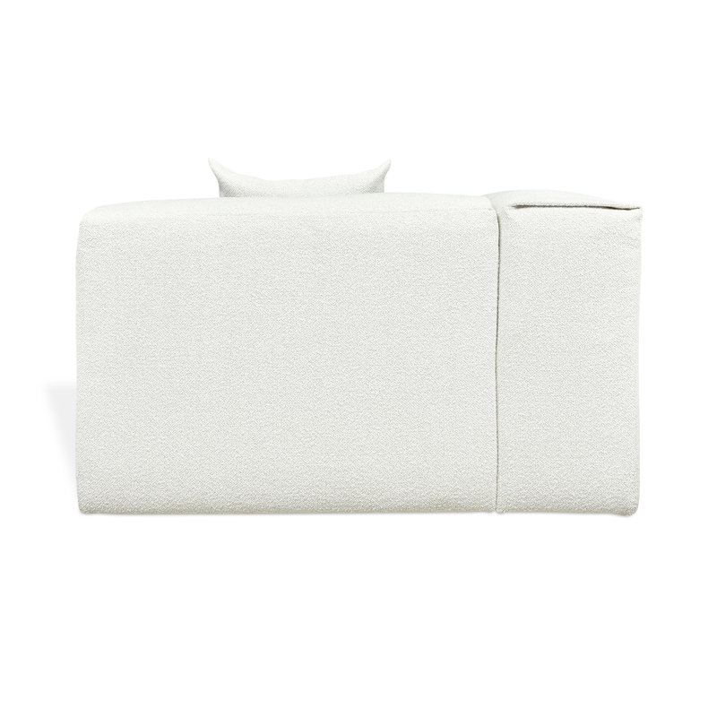Nest Modular Left Arm Chair, Morris Bone
