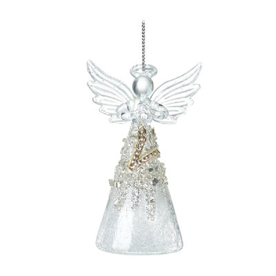 Mcdaniel 9cm Glass Hanging Figurine Ornament